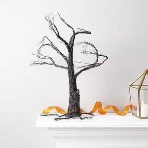 BNIB Crate & Barrel Halloween Haunted Tree Tabletop